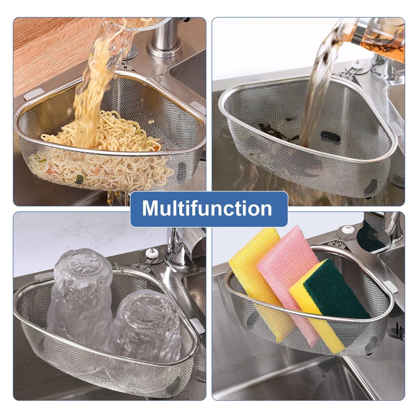 Stainless Steel Sink Strainer Basket
