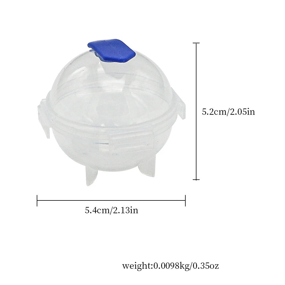 4 Pc 2'' Ice Ball Maker Mold – Silicone Sphere Tray