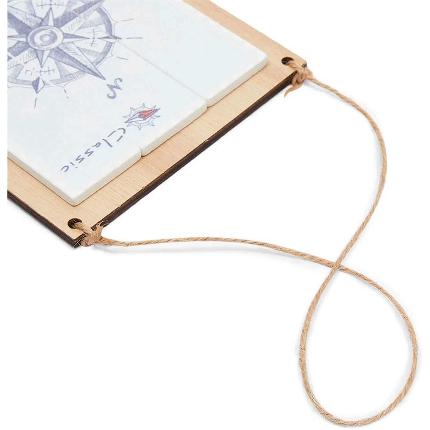 Nautical Wall Decor – Rustic Wooden Signs with Rope