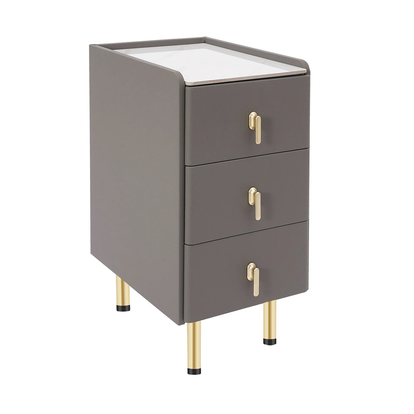 Bedside Cabinet with Drawers – Narrow Nightstand