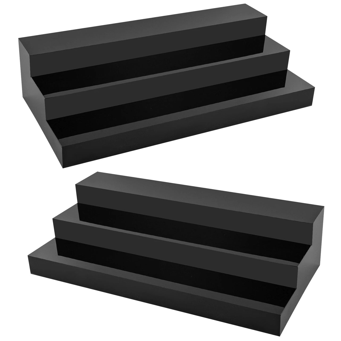 2-Pcs 3-Tier Acrylic Display Stands
