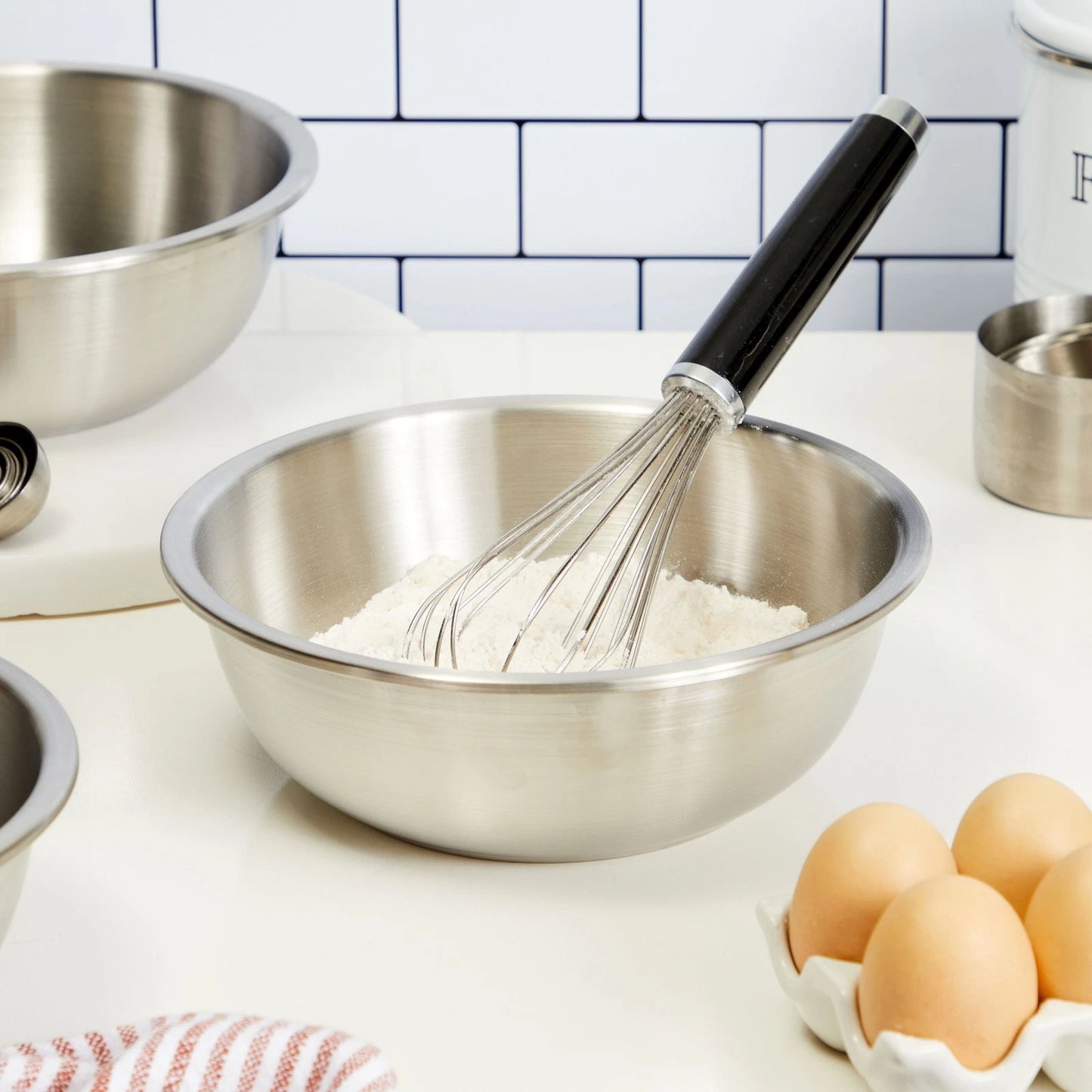 1.2 Quart Stainless Steel Mixing Bowls