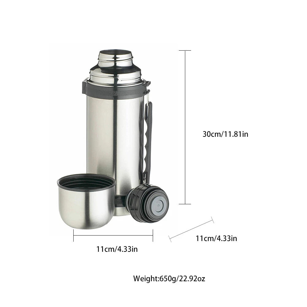 35.3oz Stainless Steel Vacuum Thermos Flask