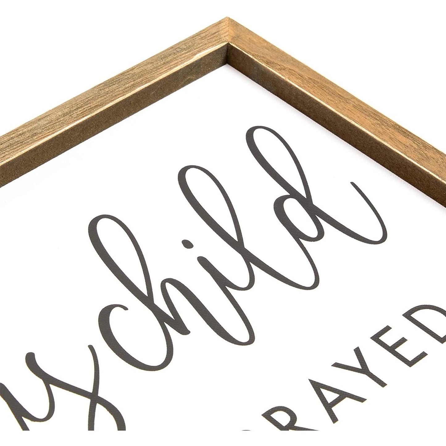 Religious Wall Art – “For This Child We Have Prayed”