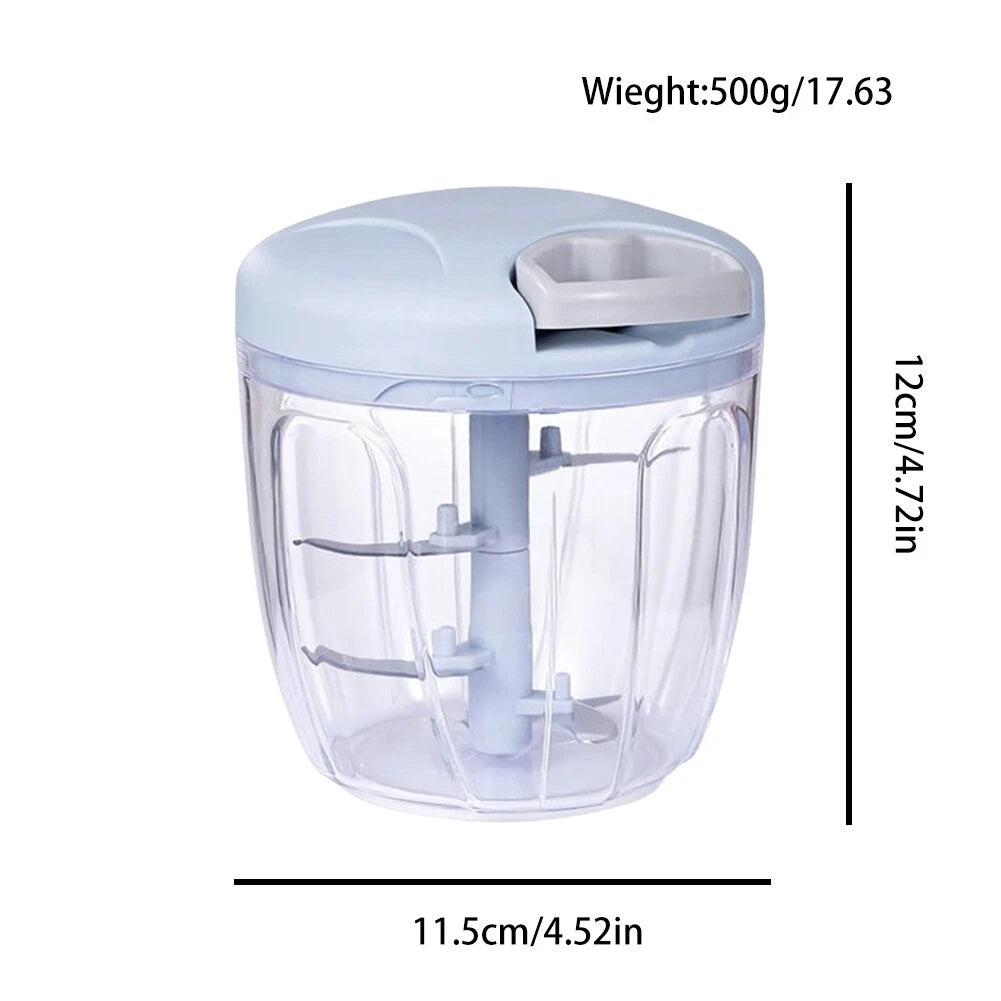 Hand-Pull Manual Food Chopper