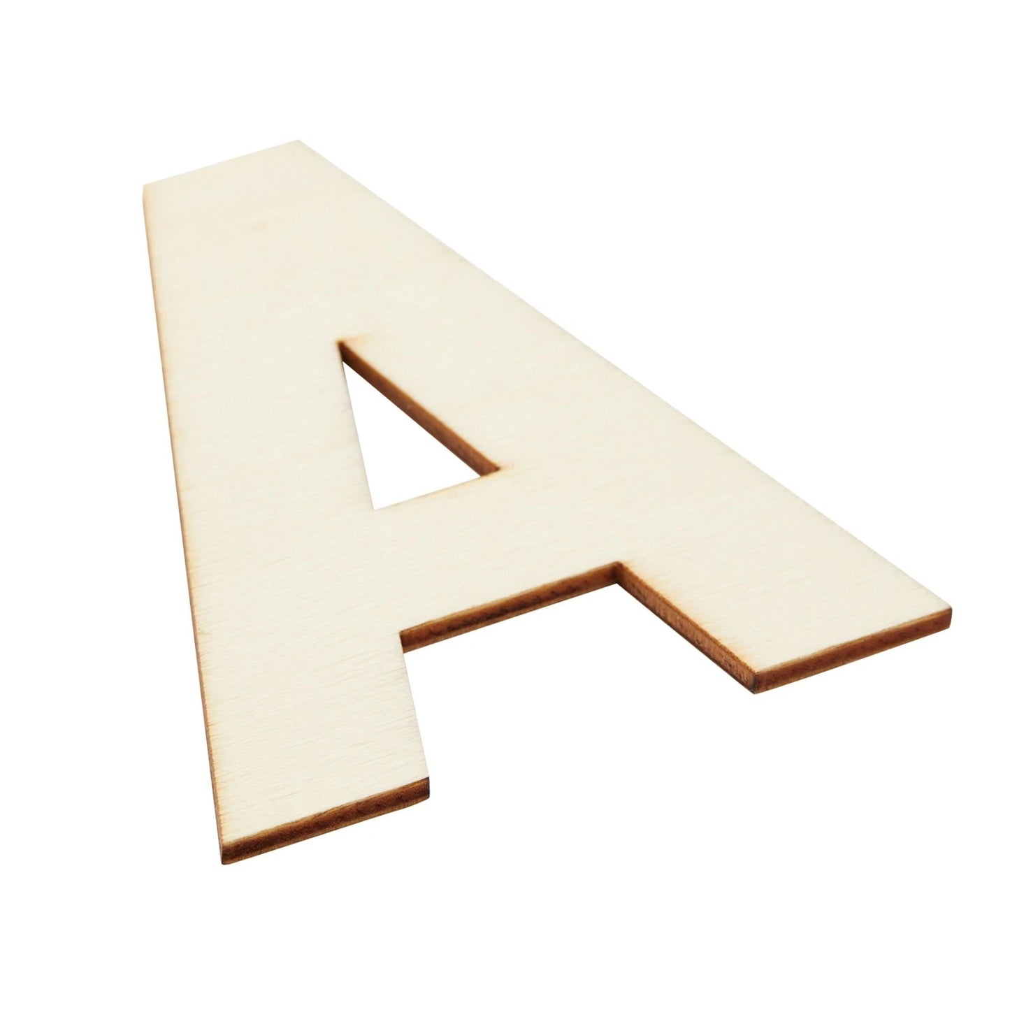 88-Piece Unfinished Wooden Alphabet Letters Set