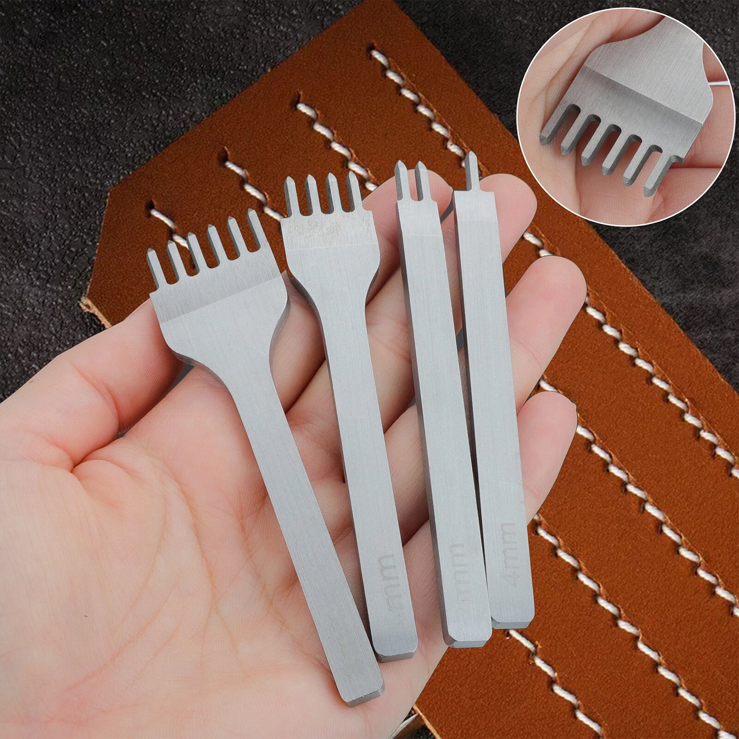 Leather Craft Punch Tools Kit