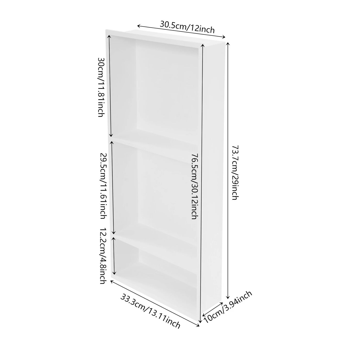 Recessed Shower Storage Shelf