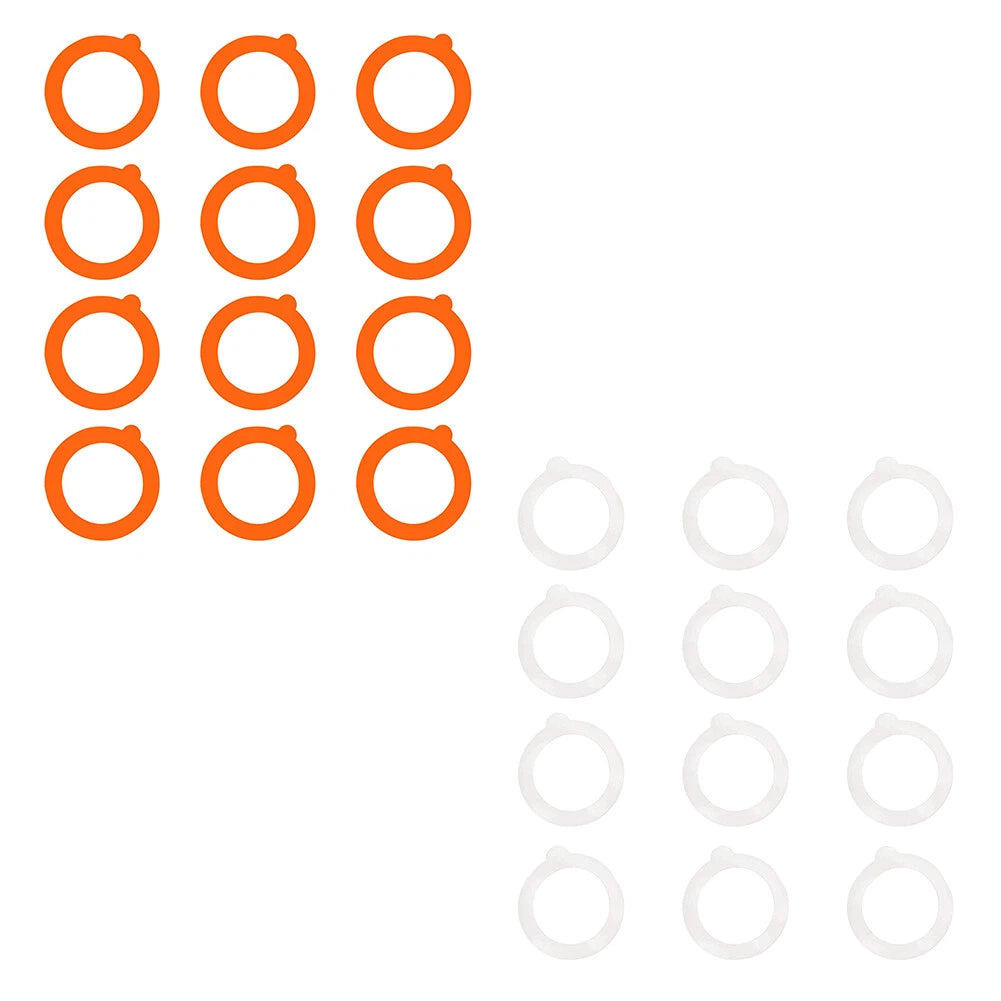 24–48 Pcs Silicone Jar Gaskets