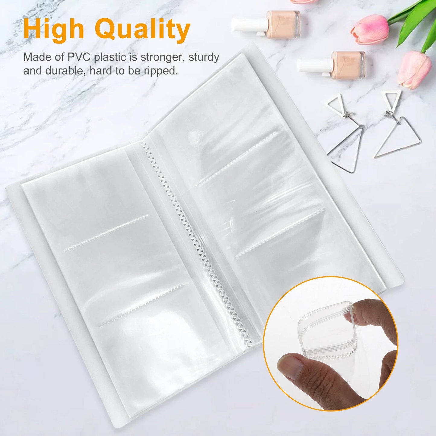 50PCS Clear Jewelry Organizer Storage Bag