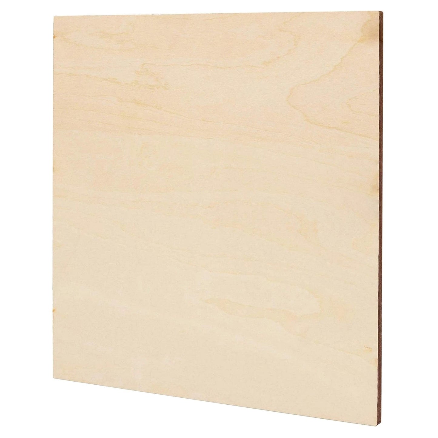 8-Pack Thin 8x8 Wood Squares for Crafts
