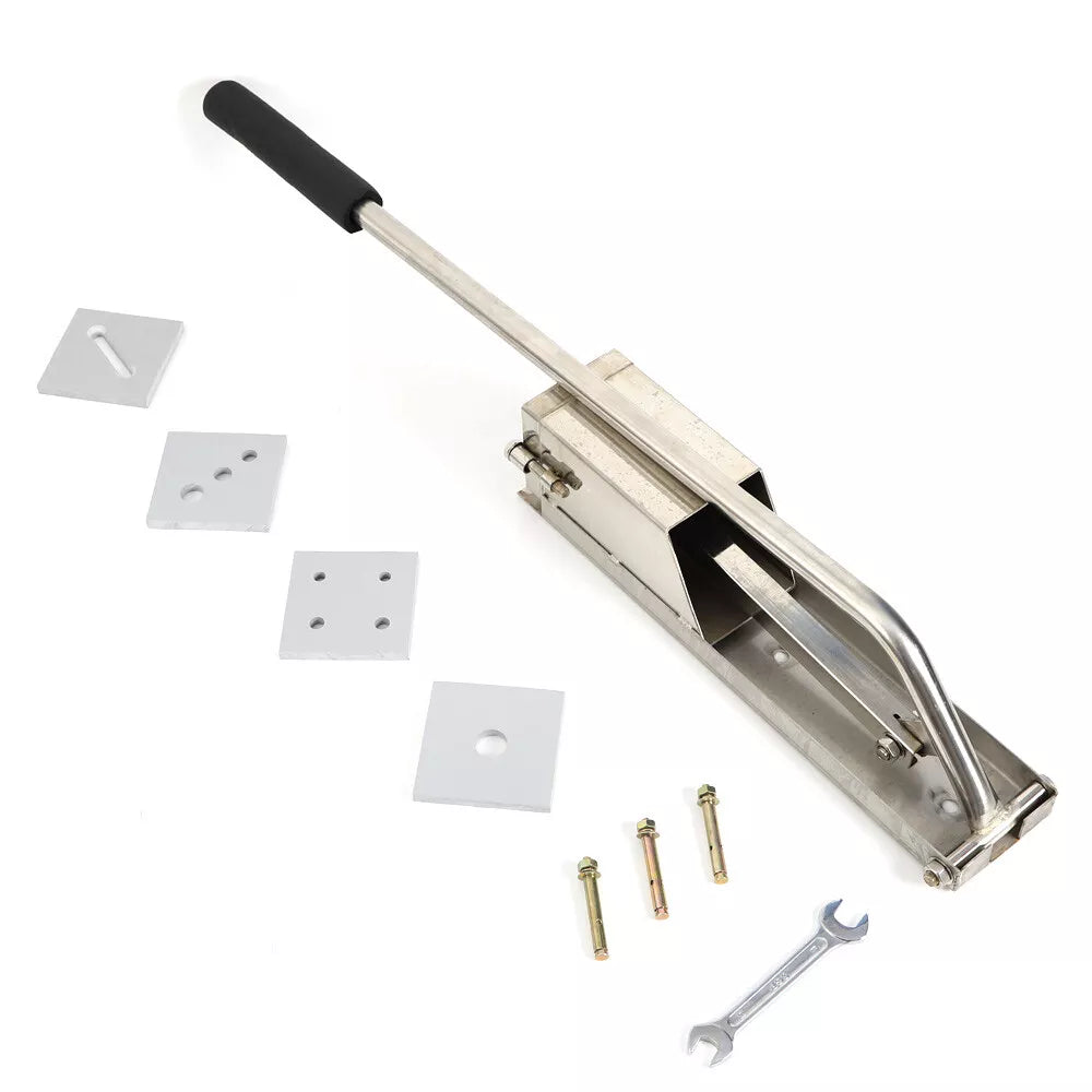 Stainless Steel Pottery Clay Extruder w/ 4 Dies
