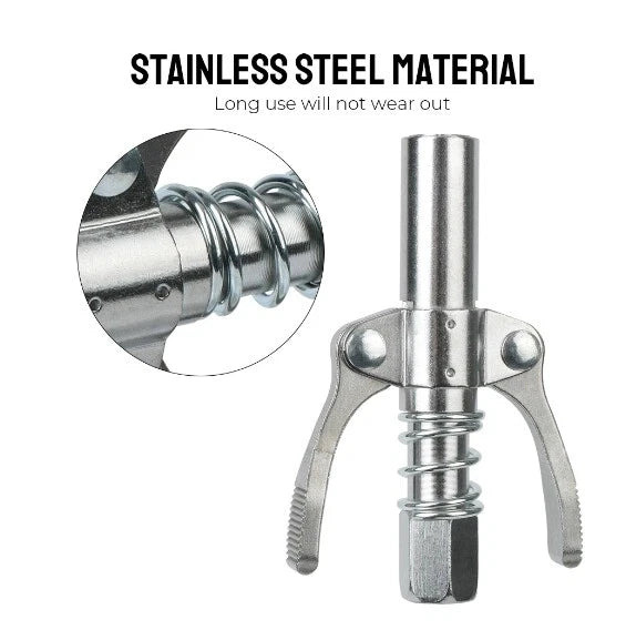 Grease Gun Coupler – Double Handle, High Pressure
