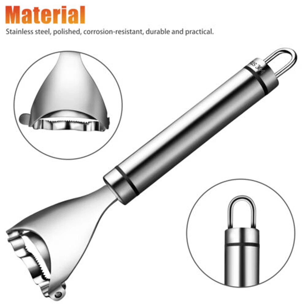2-Pack Stainless Steel Corn Cob Peeler & Kernel Remover Tool