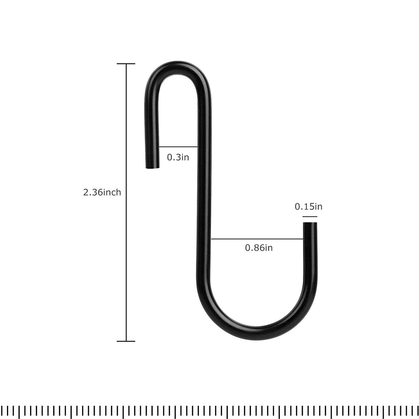 Home Collection 10Pcs Heavy Duty Steel S Hooks