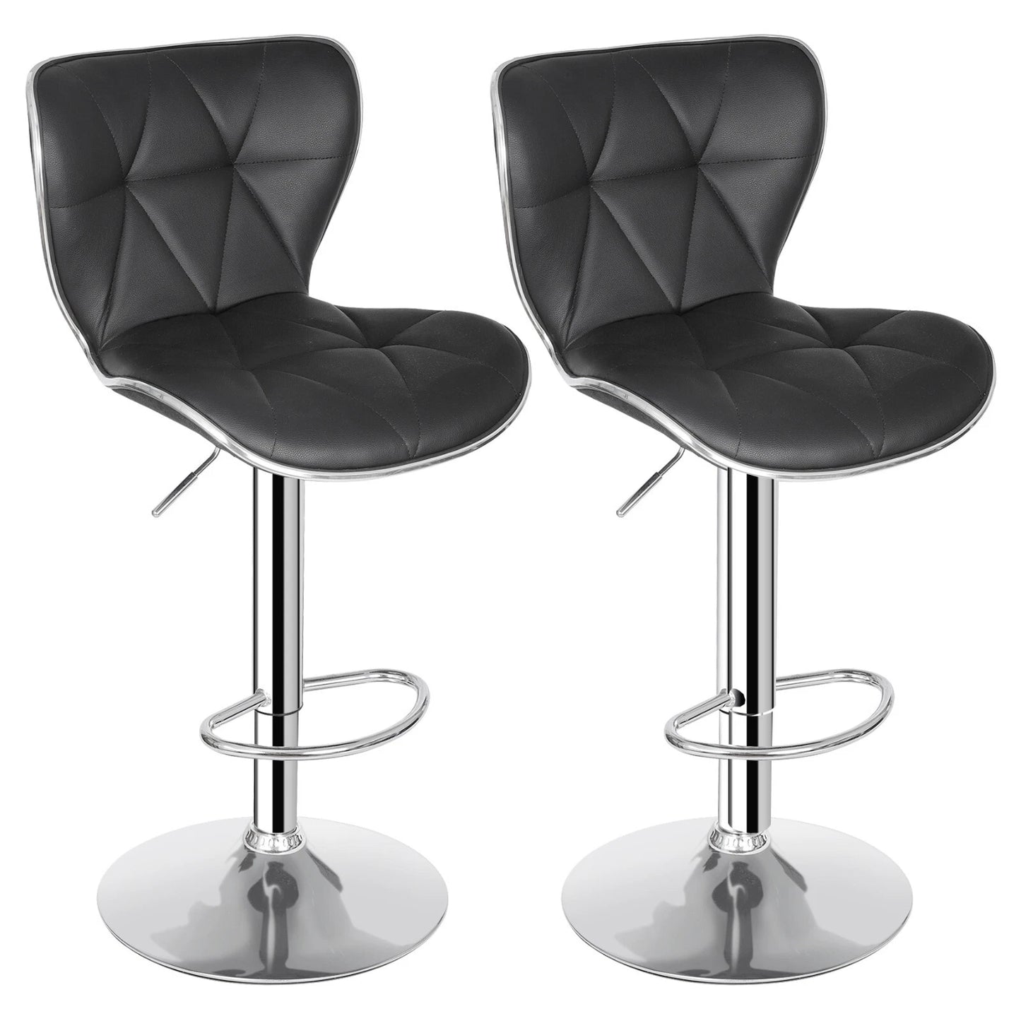Modern Shell Back Bar Stools – Set of 4