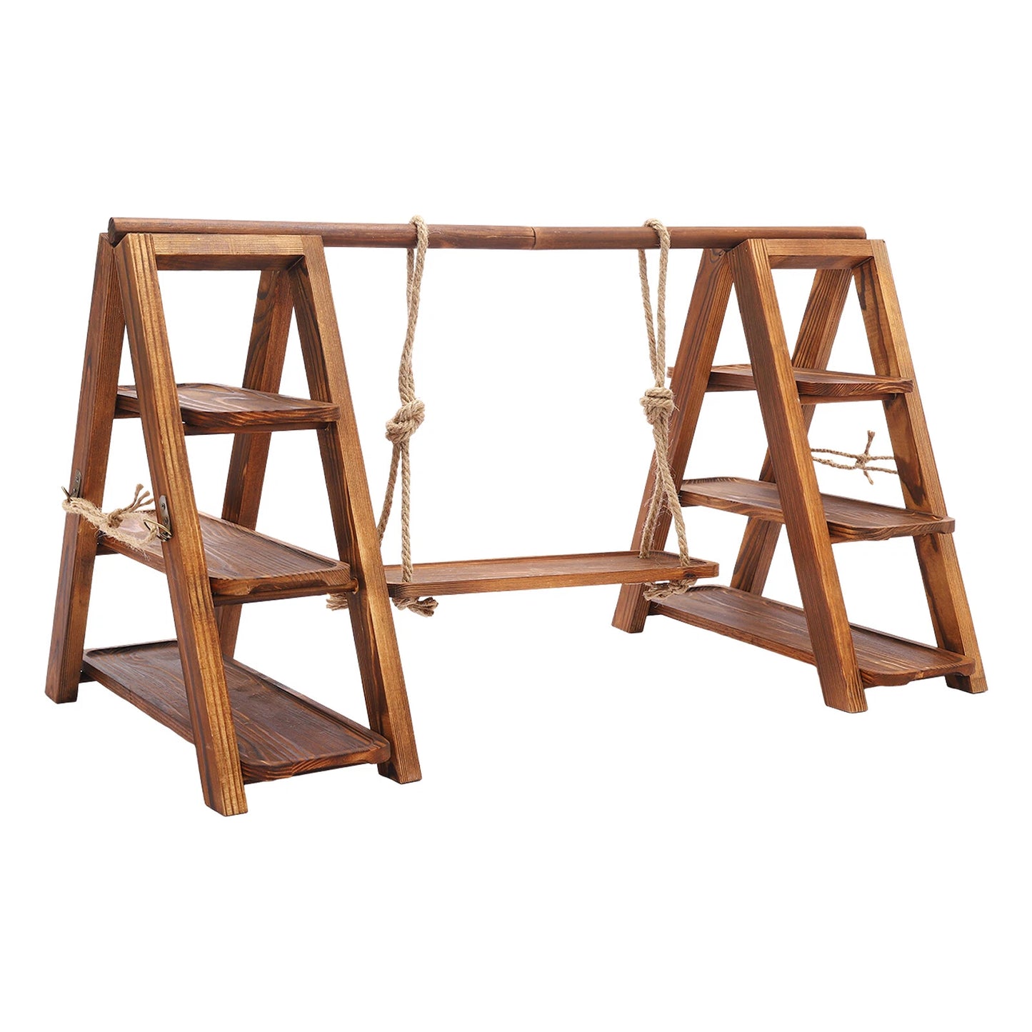 3-Tier Solid Wooden Serving Tray