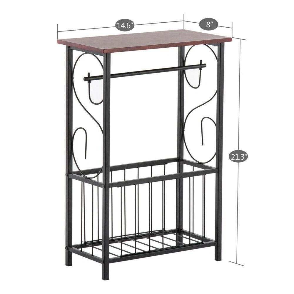 Bathroom Table Toilet Paper Holder Stand