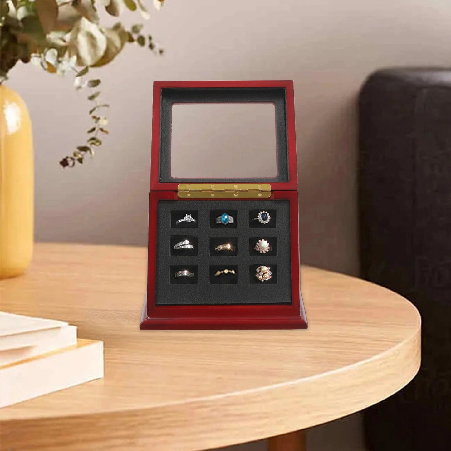 9 Holes Championship Ring Display Case