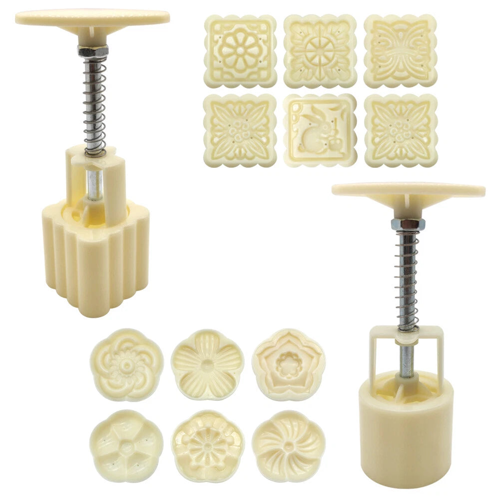 14 Pack Moon Cake Mold Set