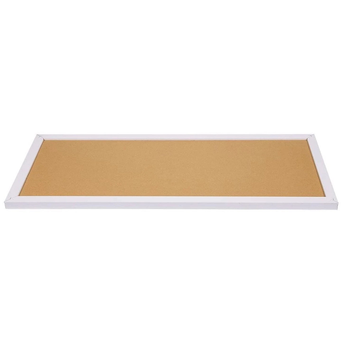 Decorative Cork Board for Walls with White Frame
