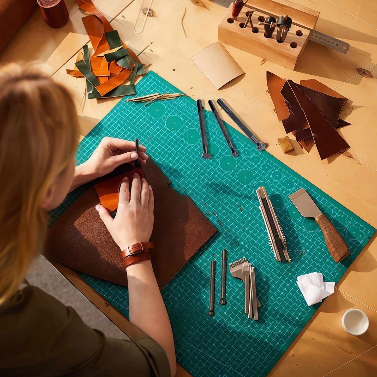 6-Piece Leather Craft Stamping Tools Set