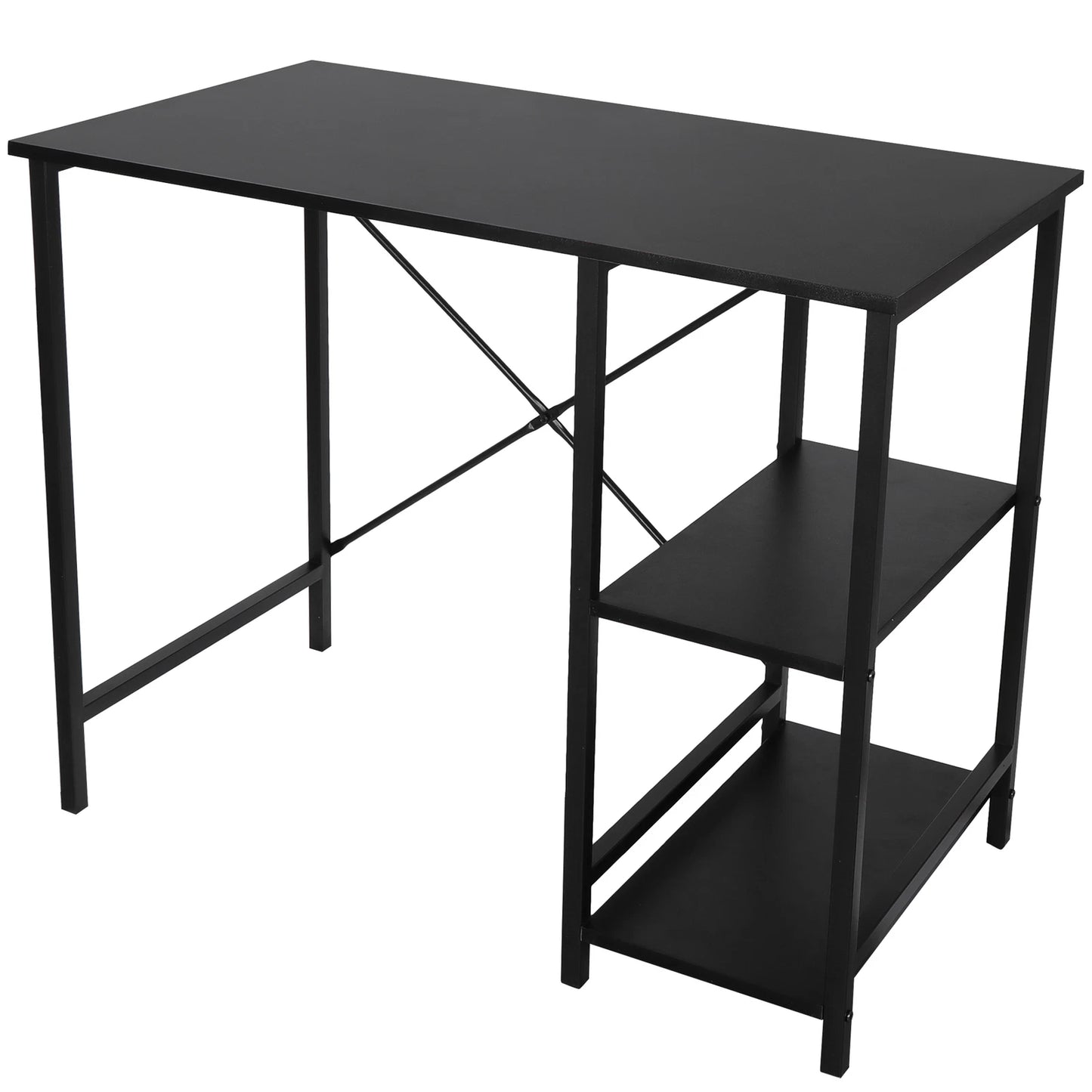 Durable Computer Desk with Shelves