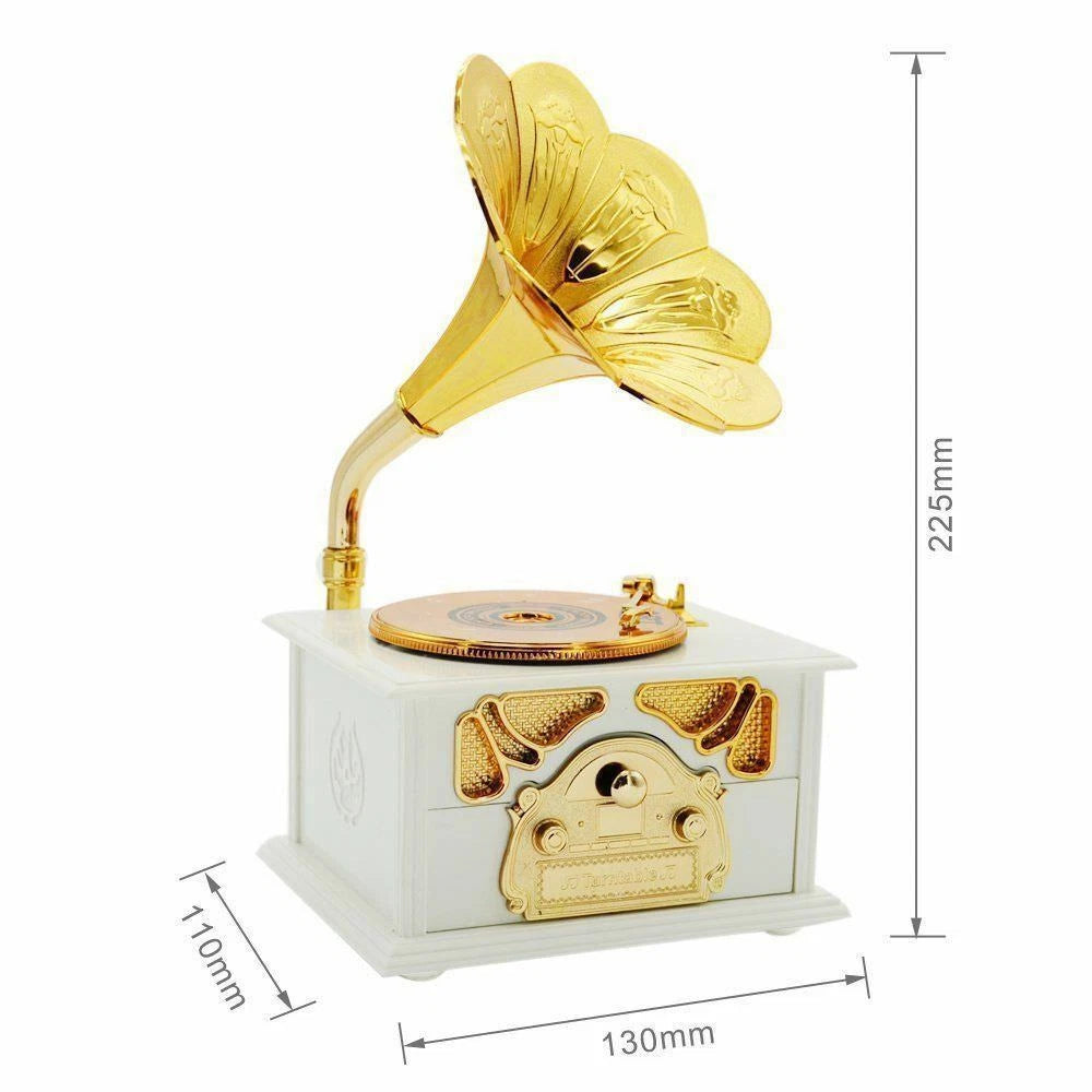 Vintage Gramophone Music Box