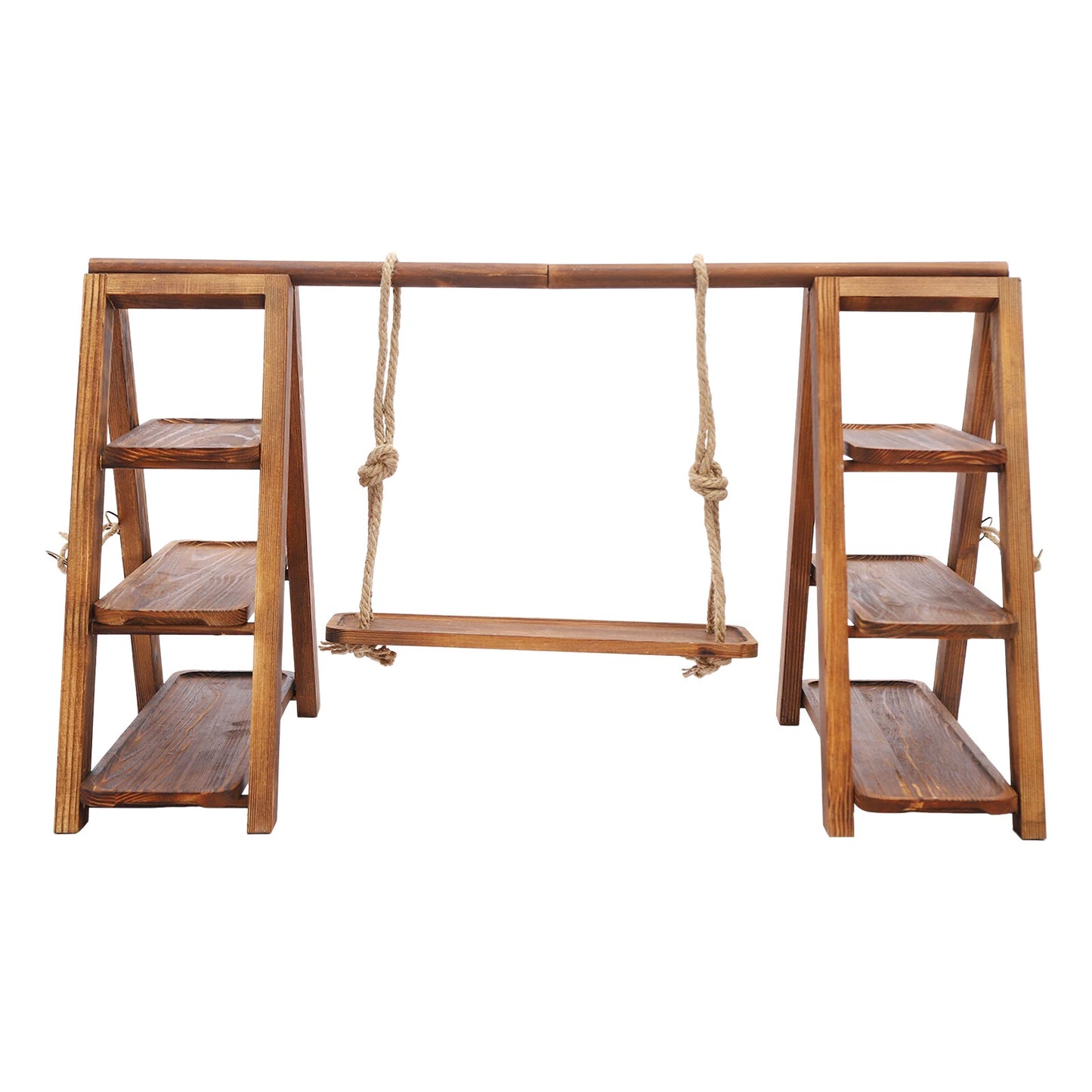 3-Tier Solid Wooden Serving Tray