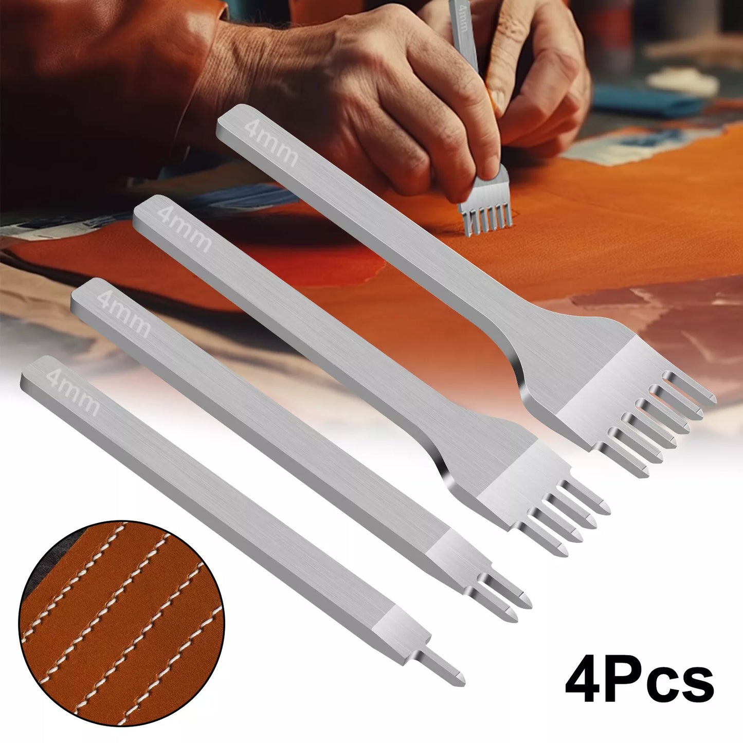 Leather Craft Punch Tools Kit
