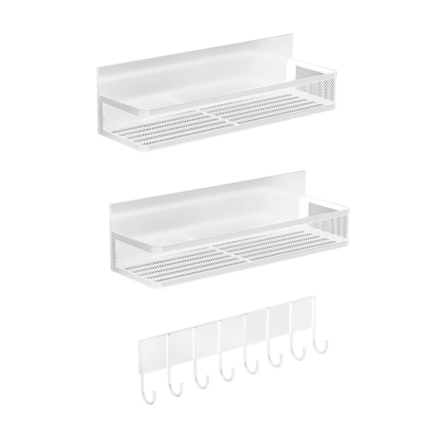 Magnetic Spice Rack Set – 3-Piece Kitchen Organizer