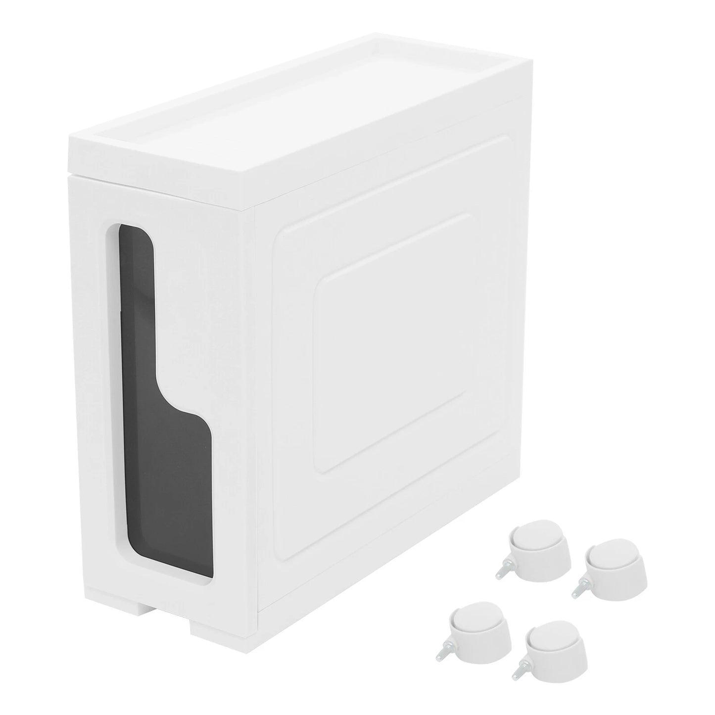 Slim Storage Cabinet – Bathroom & Home Organizer with Wheels
