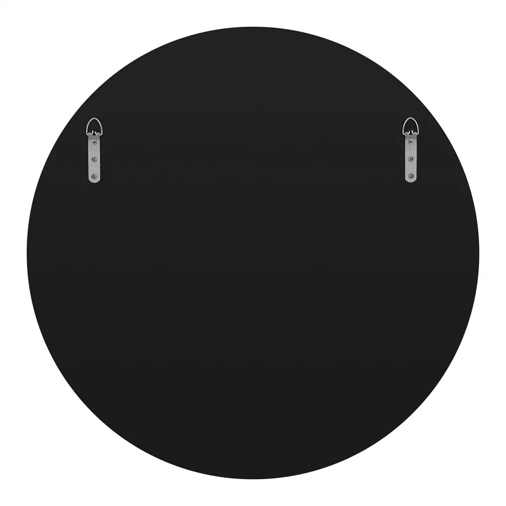 Modern Glam Sunburst Round Wall Mirror