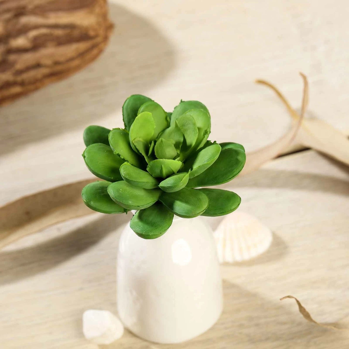 Home Collection 3PCS 3" Green Faux Succulent Sprays