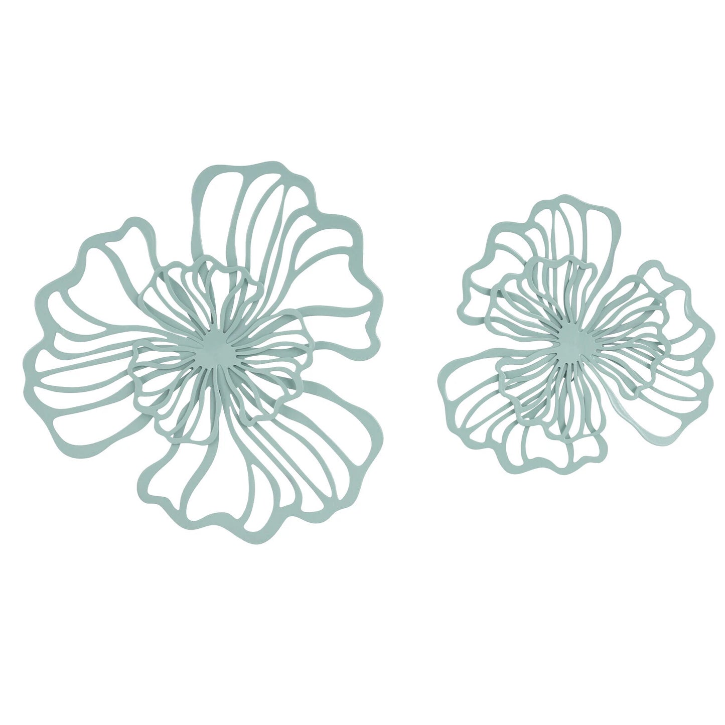 7-Piece Metal Wall Decor – Flower Wall Hanging Art