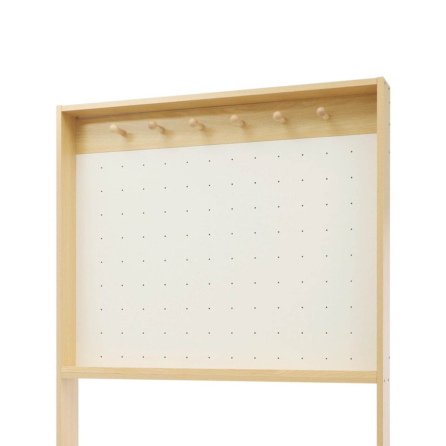 Behind-Door Bookshelf & Pegboard Storage Cabinet