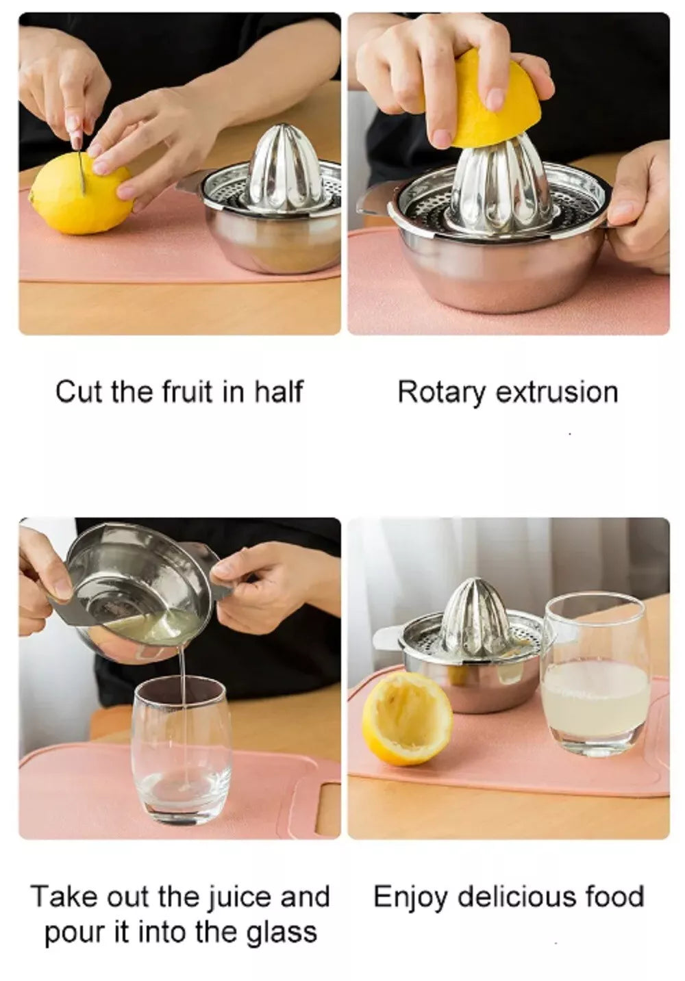 Stainless Steel Citrus Juicer