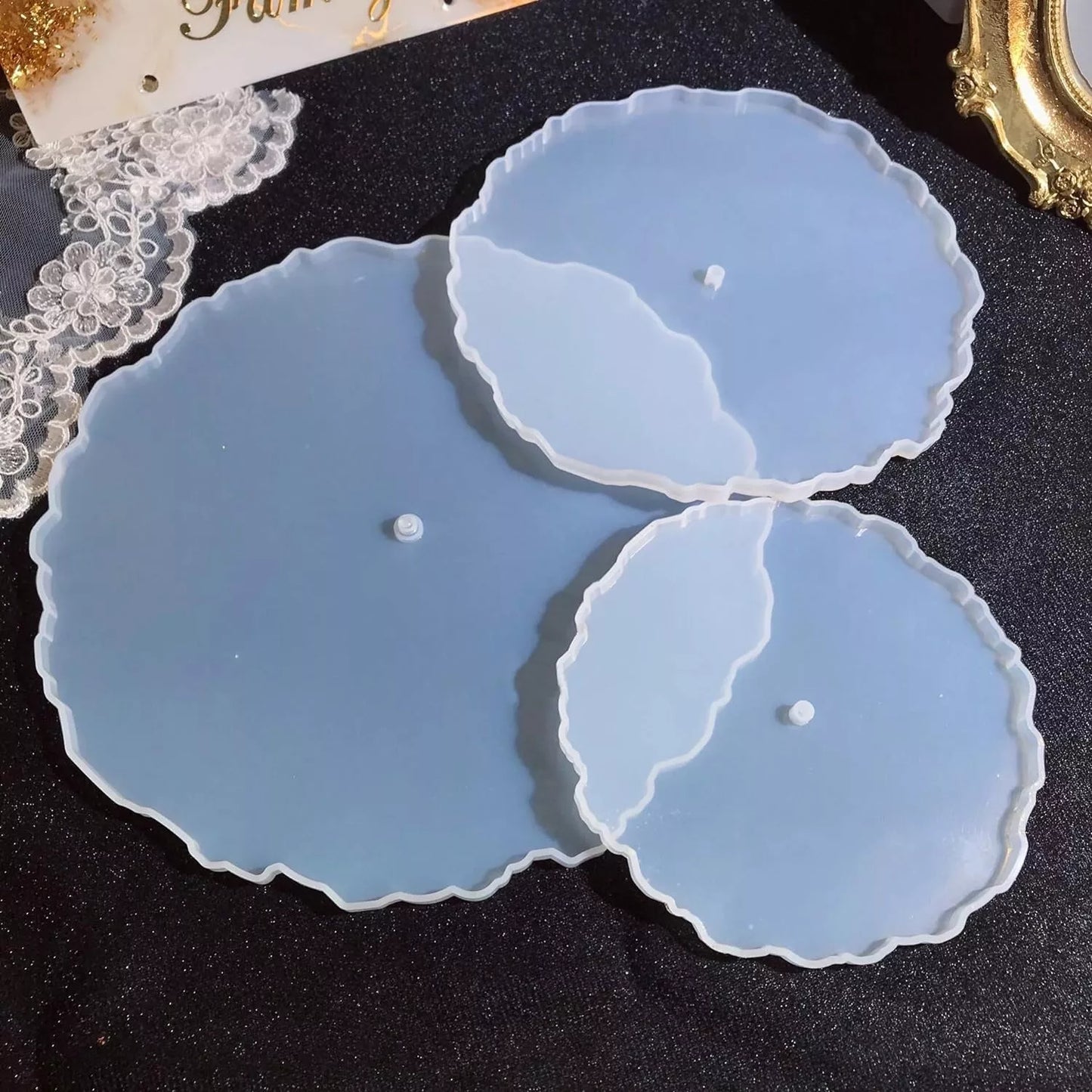 3-Tier Thick Epoxy Resin Cake Stand Mold