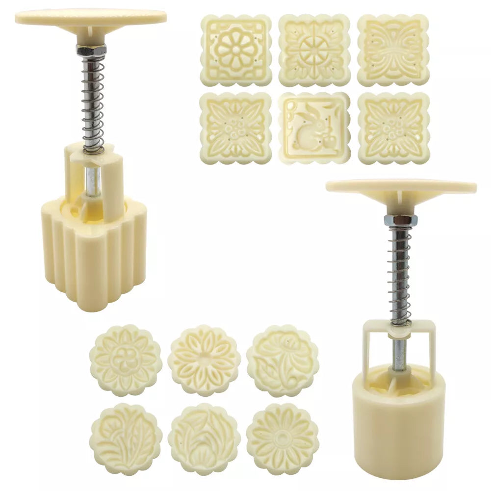14 Pack Moon Cake Mold Set