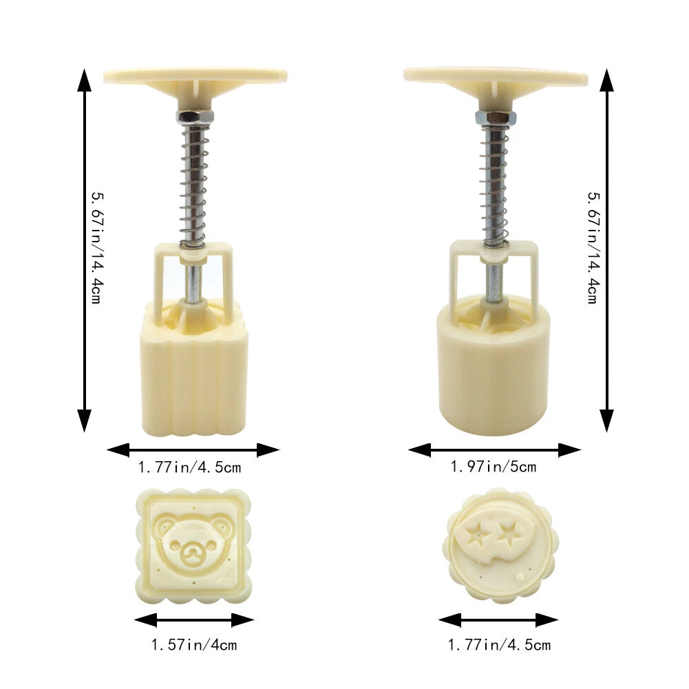14 Pack Moon Cake Mold Set