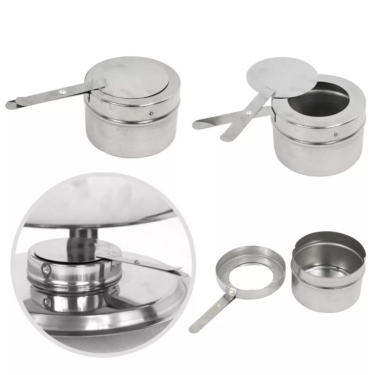 4-Pack Stainless Steel Chafing Dish Buffet Warmer Set