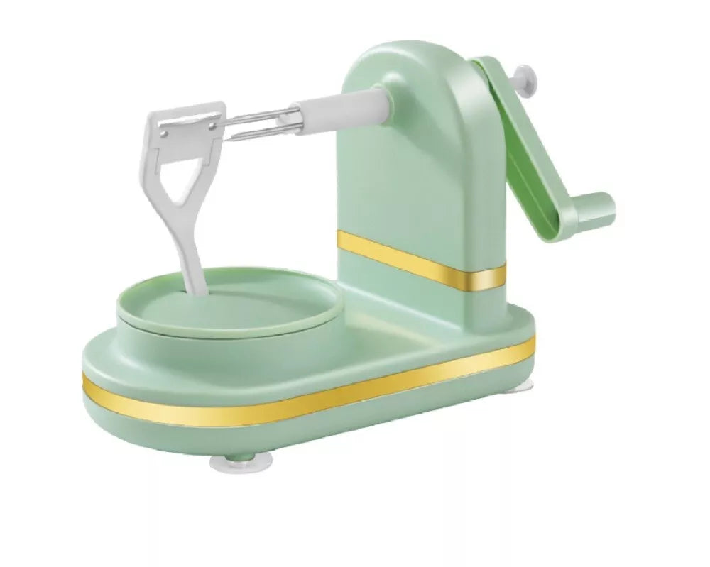 Hand-Cranked Apple Peeler Slicer
