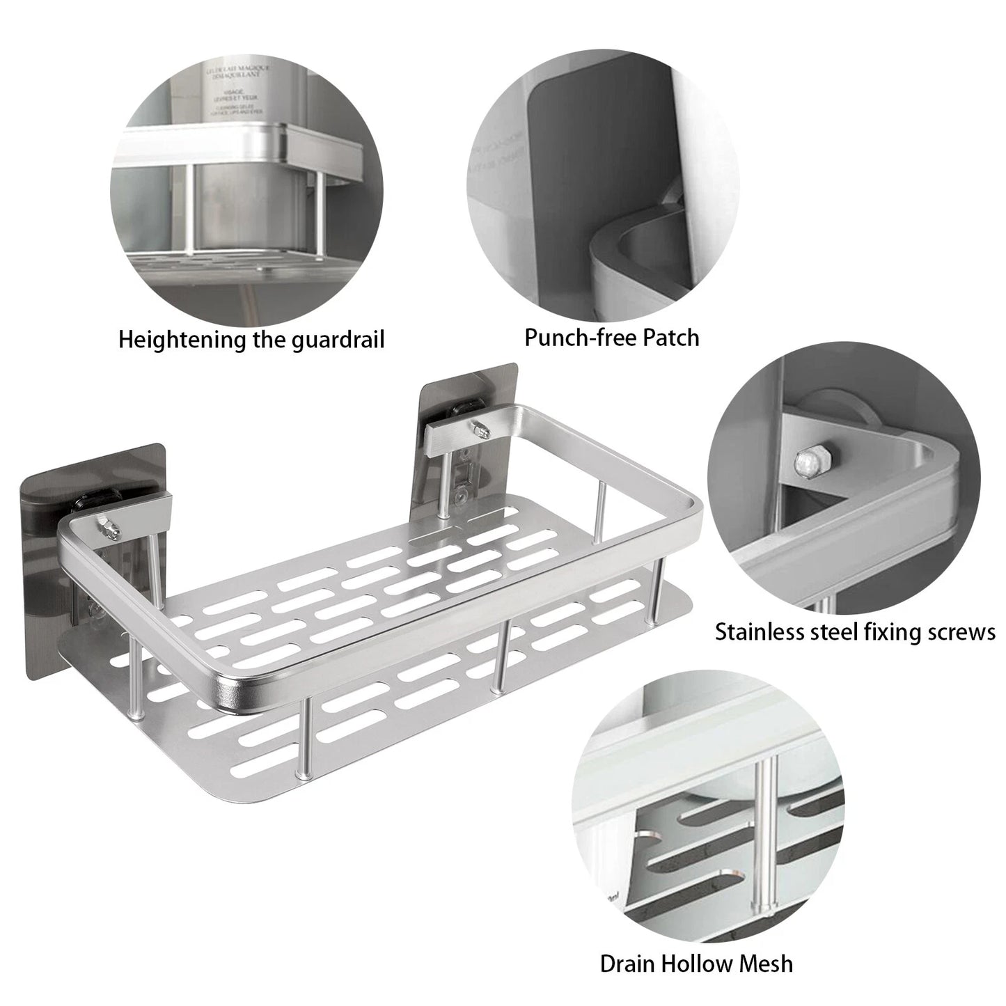 2PCS Bathroom Shelves