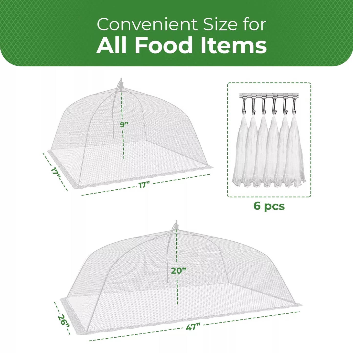 Extra Large Pop-Up Food Tents – Set of 2