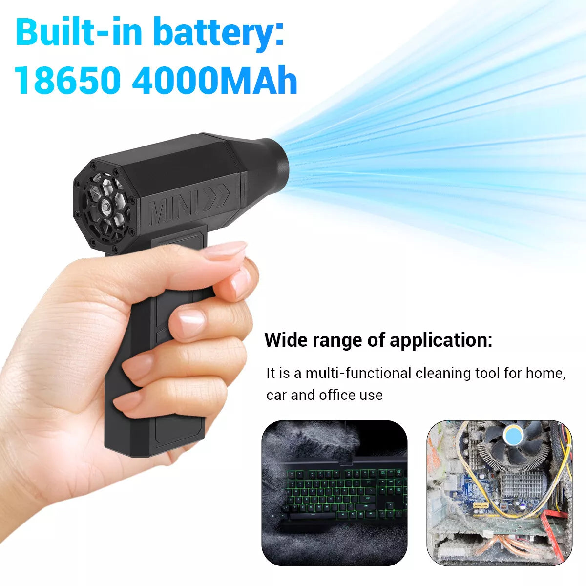 130,000 RPM Compressed Air Duster