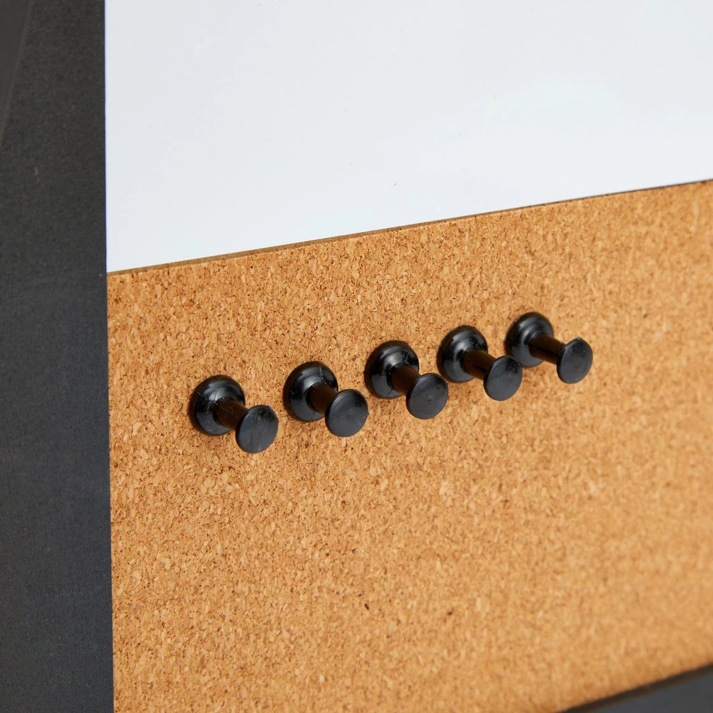 Magnetic Message Board Wall Organizer with Hooks