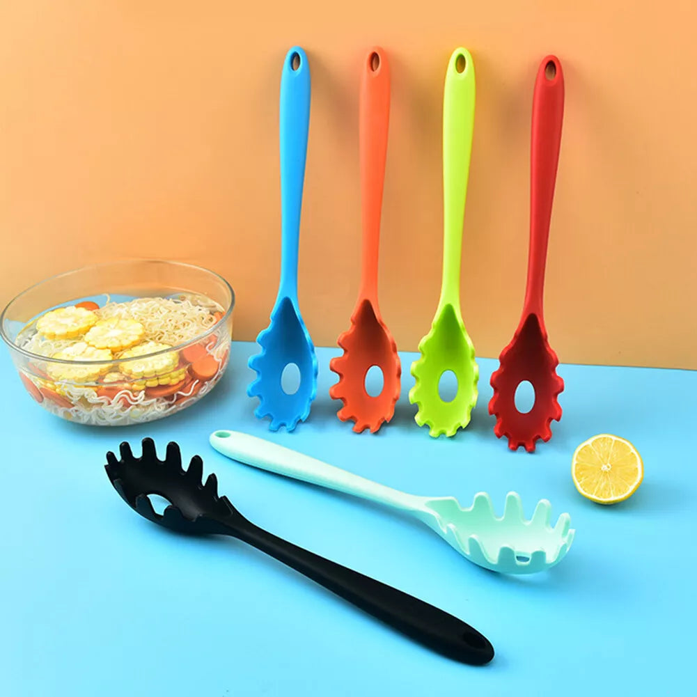 2-Pack Silicone Pasta Forks Black