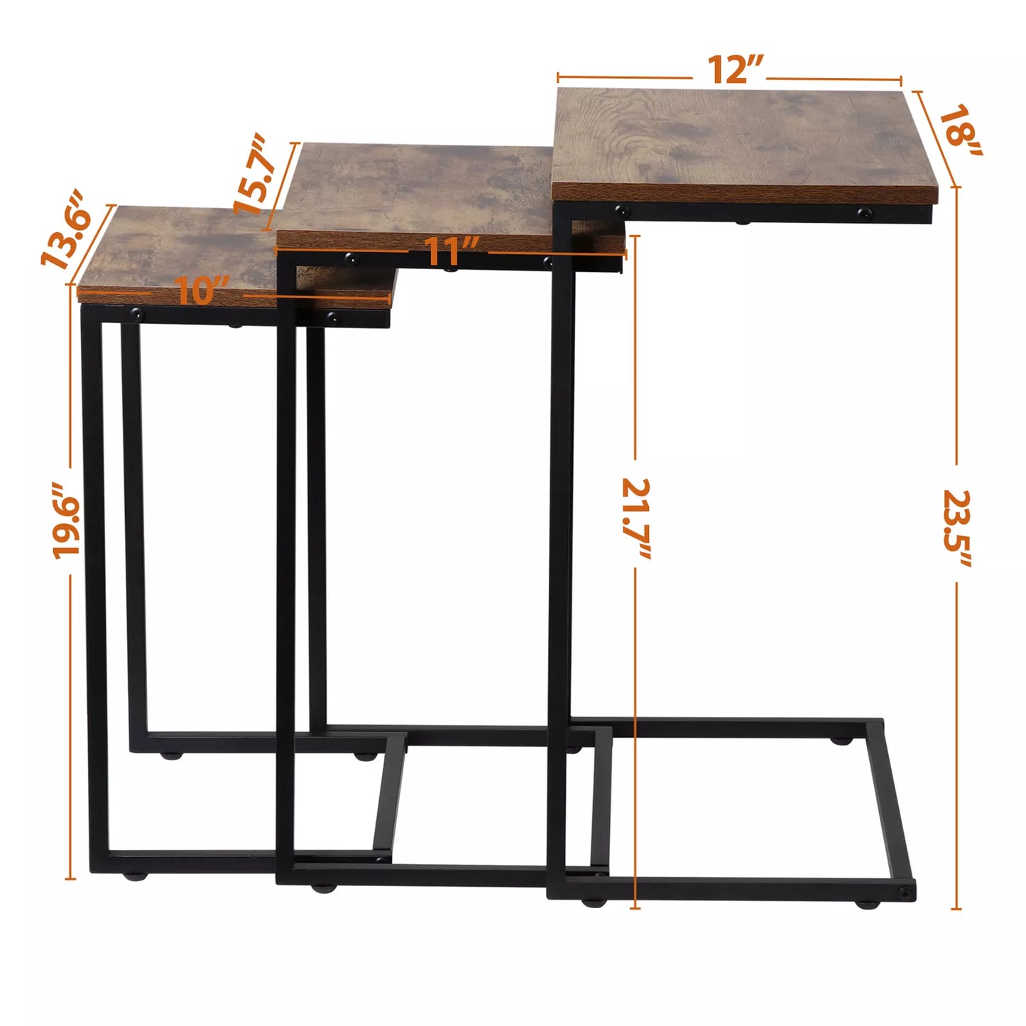 3-Piece Nesting Side Tables