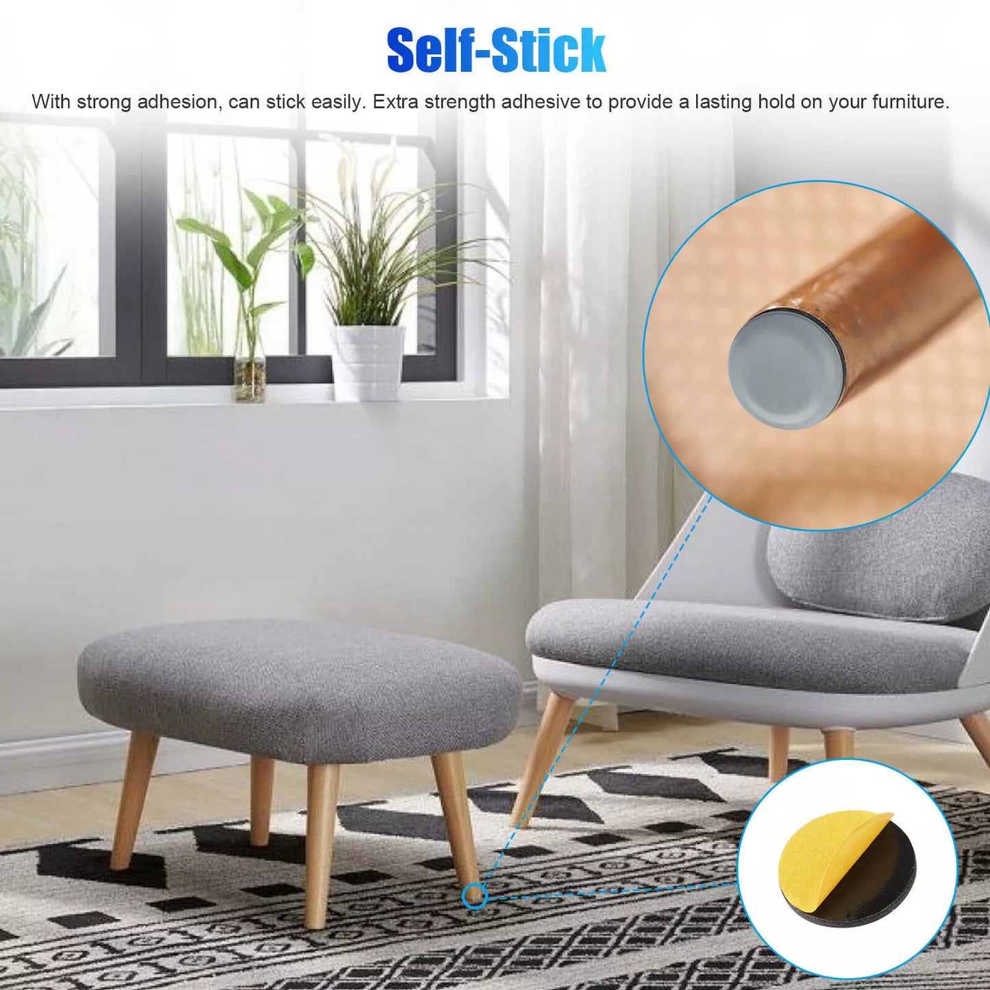 40/20 Pcs Chair Leg Feet Pads Glides Sliders
