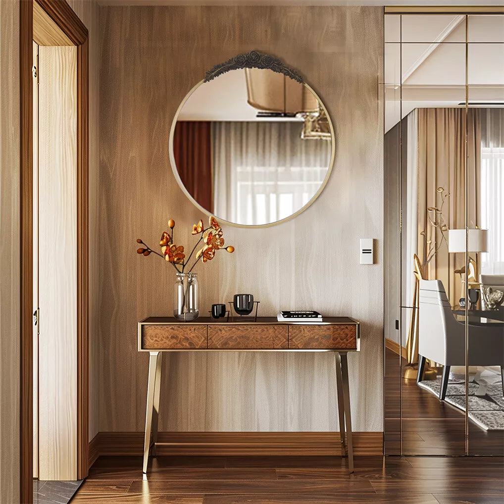 Baroque Brass Wall Mirror